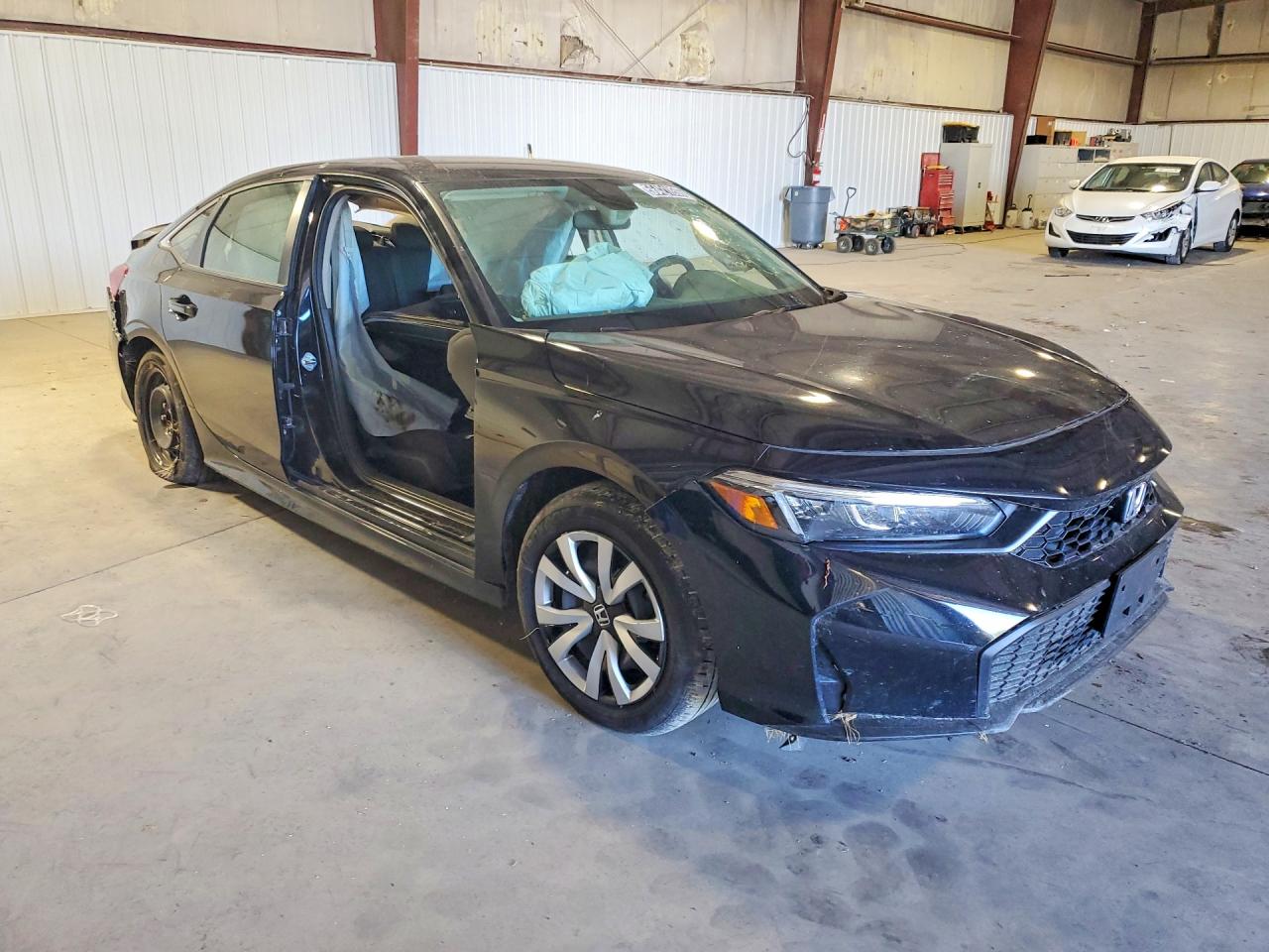 2025 Honda Civic Lx Black vin: 2HGFE2F21SH600493