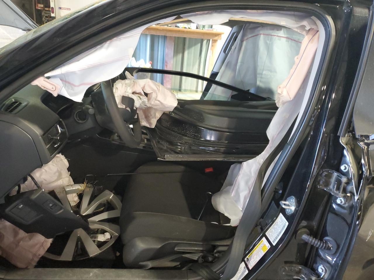2025 Honda Civic Lx Black vin: 2HGFE2F21SH600493 Damage: Airbag - Front Left, Deployed, Replacement Required