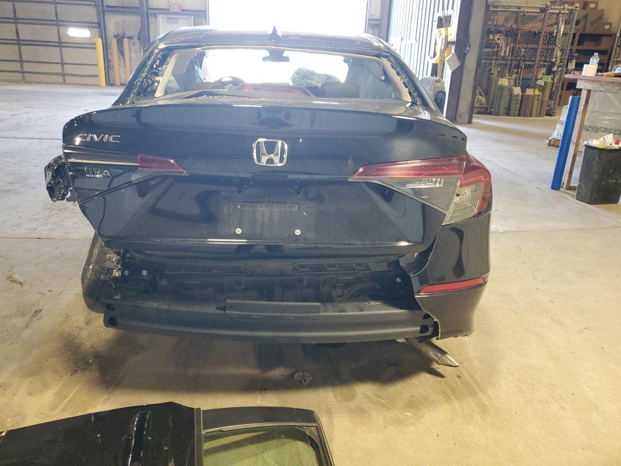 2025 Honda Civic Lx Black vin: 2HGFE2F21SH600493 Damage: Left Rear Marker Lamp, Missing, Replacement Required