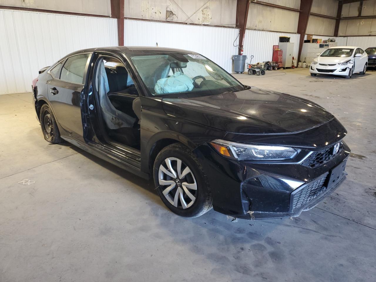 2025 Honda Civic Lx Black vin: 2HGFE2F21SH600493 Damage: Right Front Window, Missing, Replacement Required