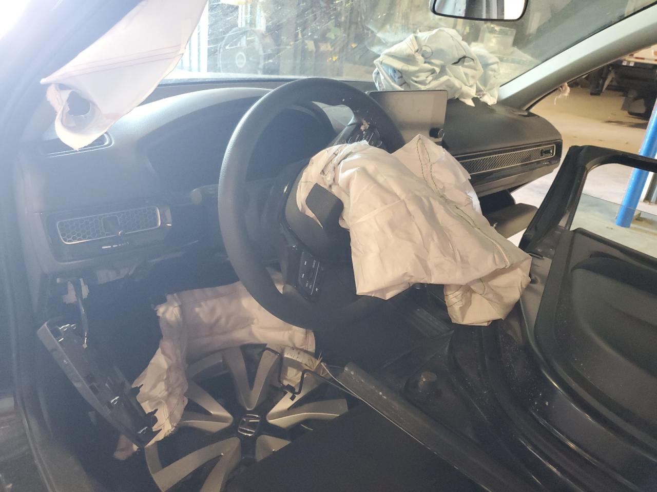 2025 Honda Civic Lx Black vin: 2HGFE2F21SH600493 Damage: Airbag - Front Right, Deployed, Replacement Required