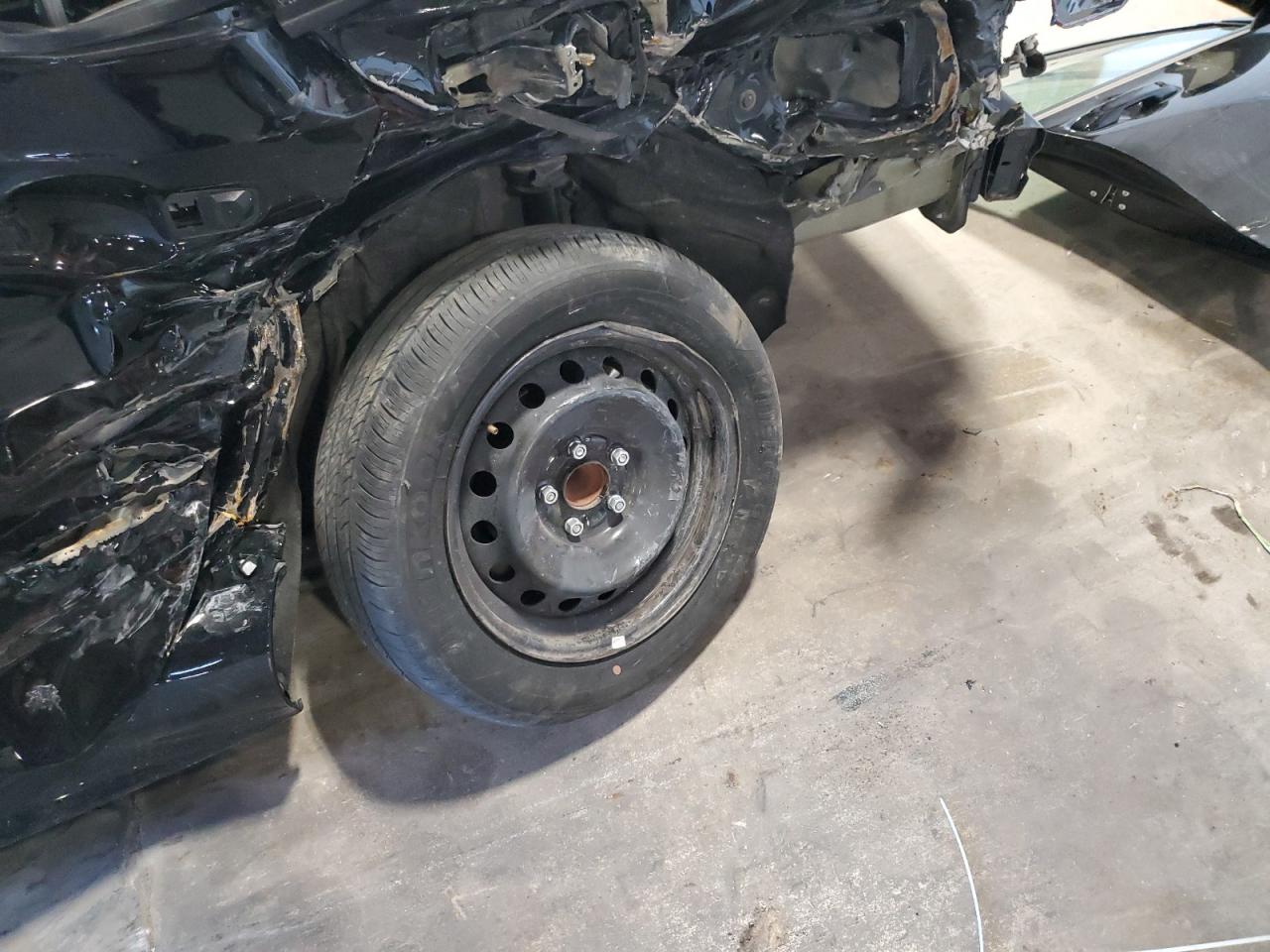 2025 Honda Civic Lx Black vin: 2HGFE2F21SH600493 Damage: Left Rear Wheel Cover, Missing, Replacement Required
