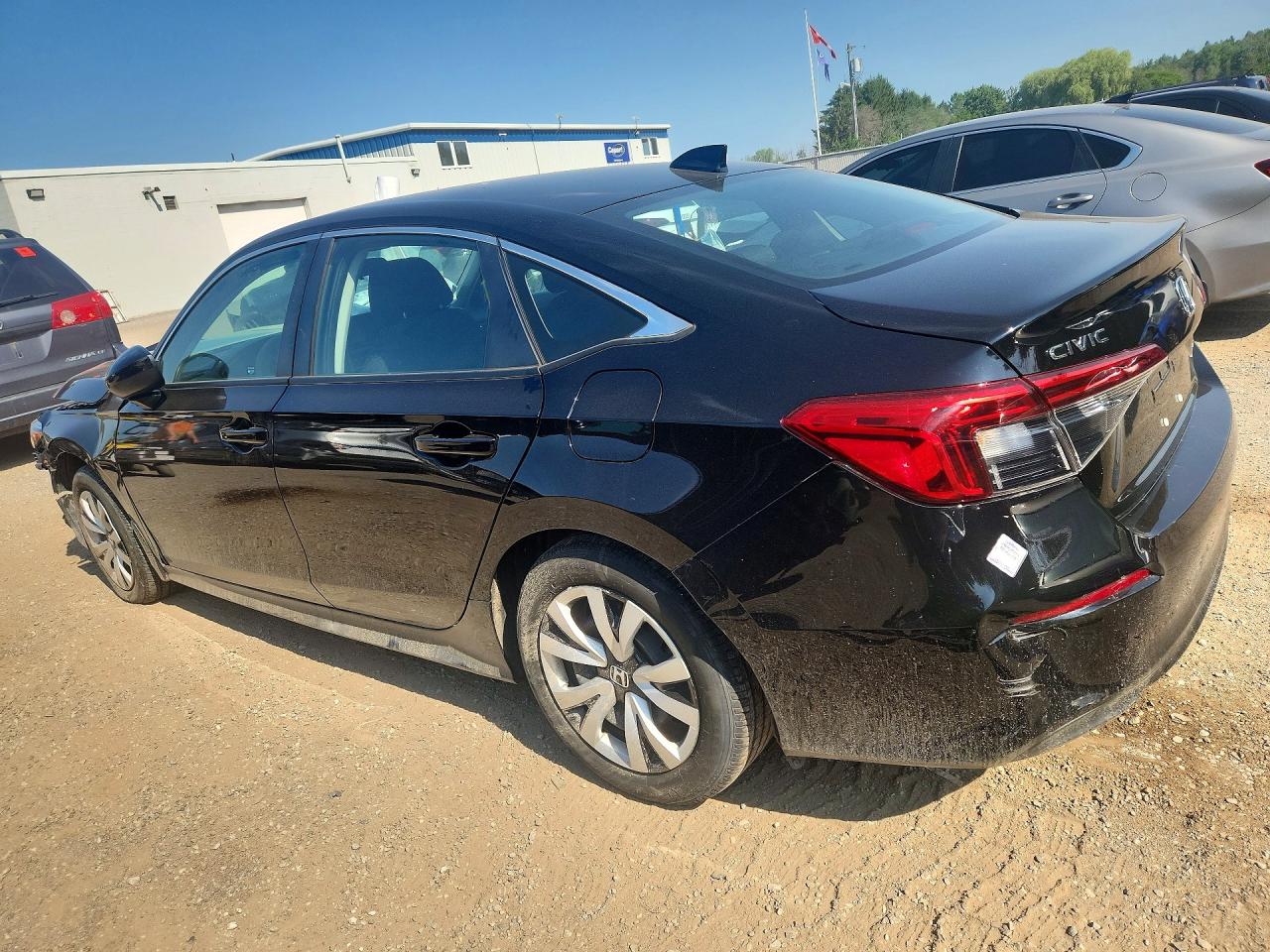 2022 Honda Civic Lx Черный vin: 2HGFE2F22NH131631