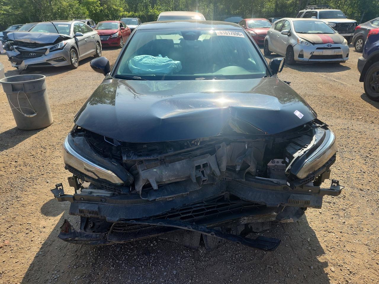 2022 Honda Civic Lx Черный vin: 2HGFE2F22NH131631