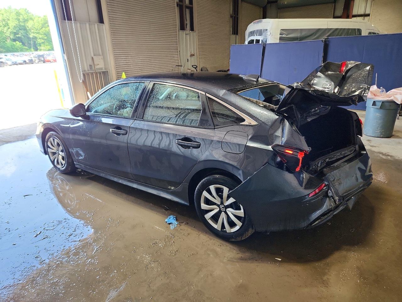 2025 Honda Civic Lx Gray vin: 2HGFE2F22SH596986