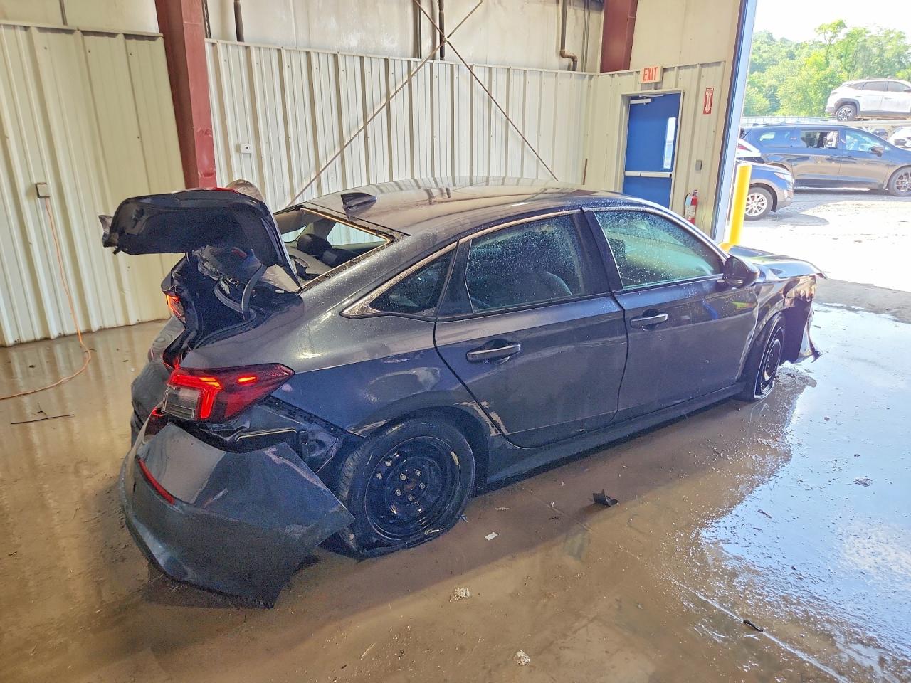 2025 Honda Civic Lx Gray vin: 2HGFE2F22SH596986