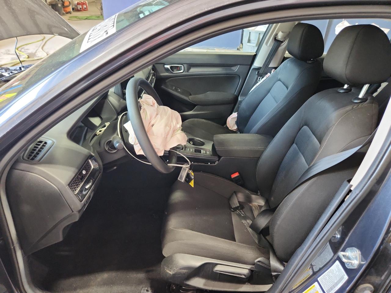2025 Honda Civic Lx Gray vin: 2HGFE2F22SH596986 Damage: Airbag - Front Left, Deployed, Replacement Required