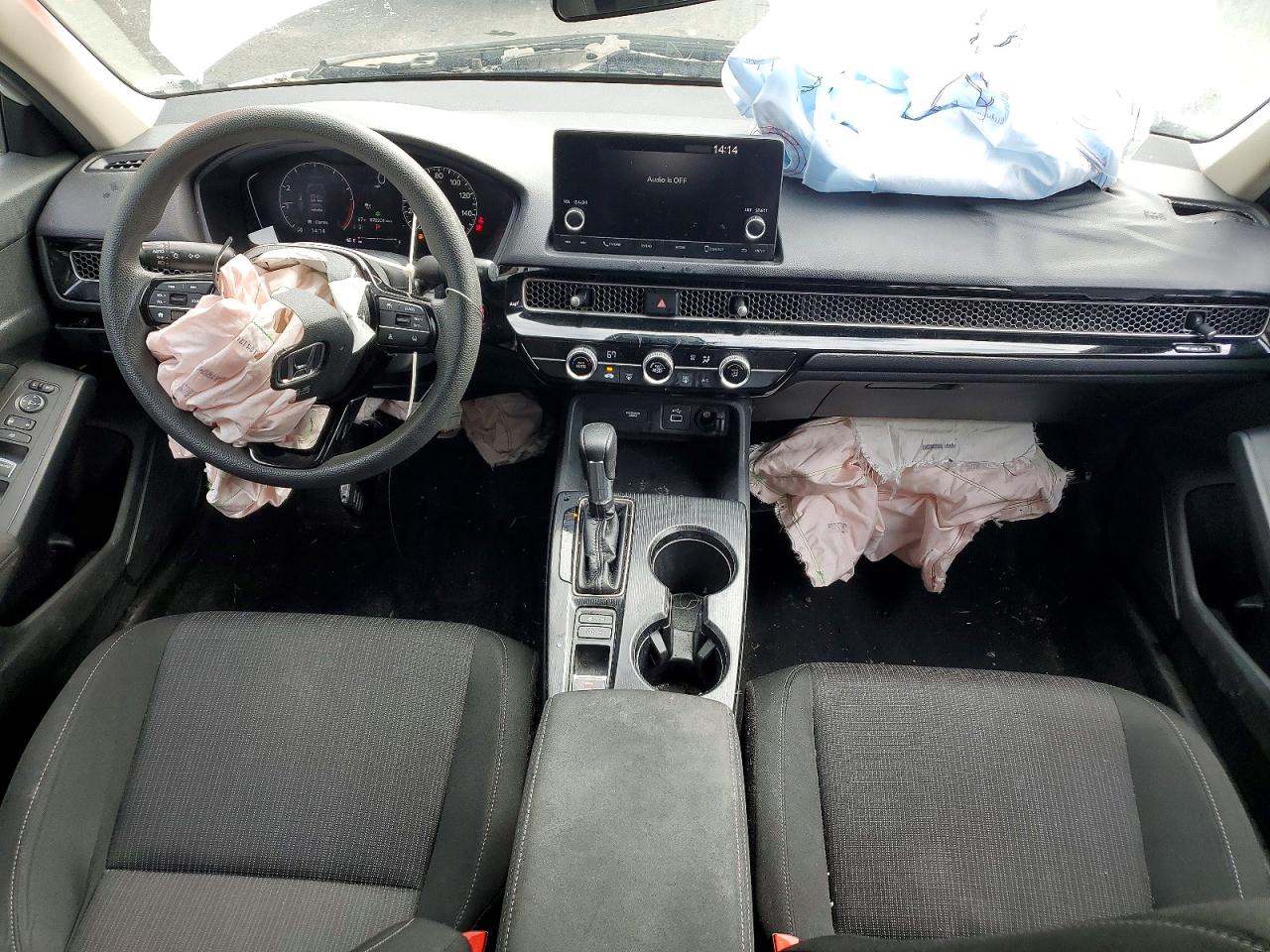 2022 Honda Civic Lx White vin: 2HGFE2F23NH536607