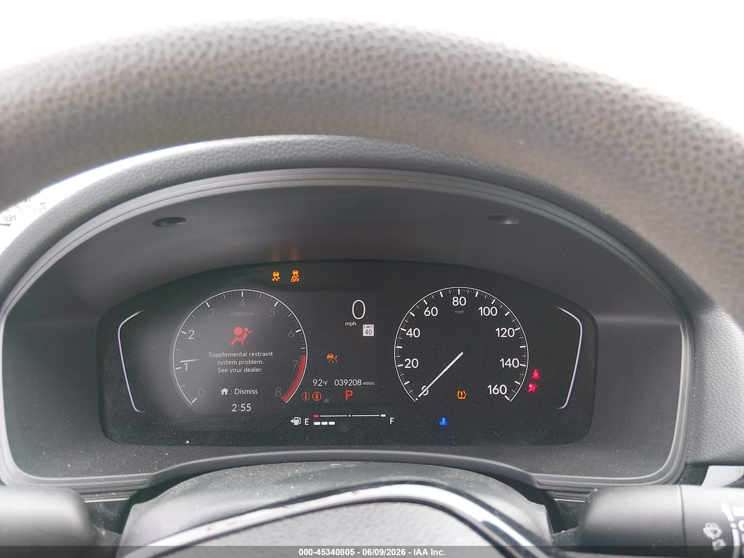 2023 Honda Civic Lx Белый vin: 2HGFE2F23PH533144