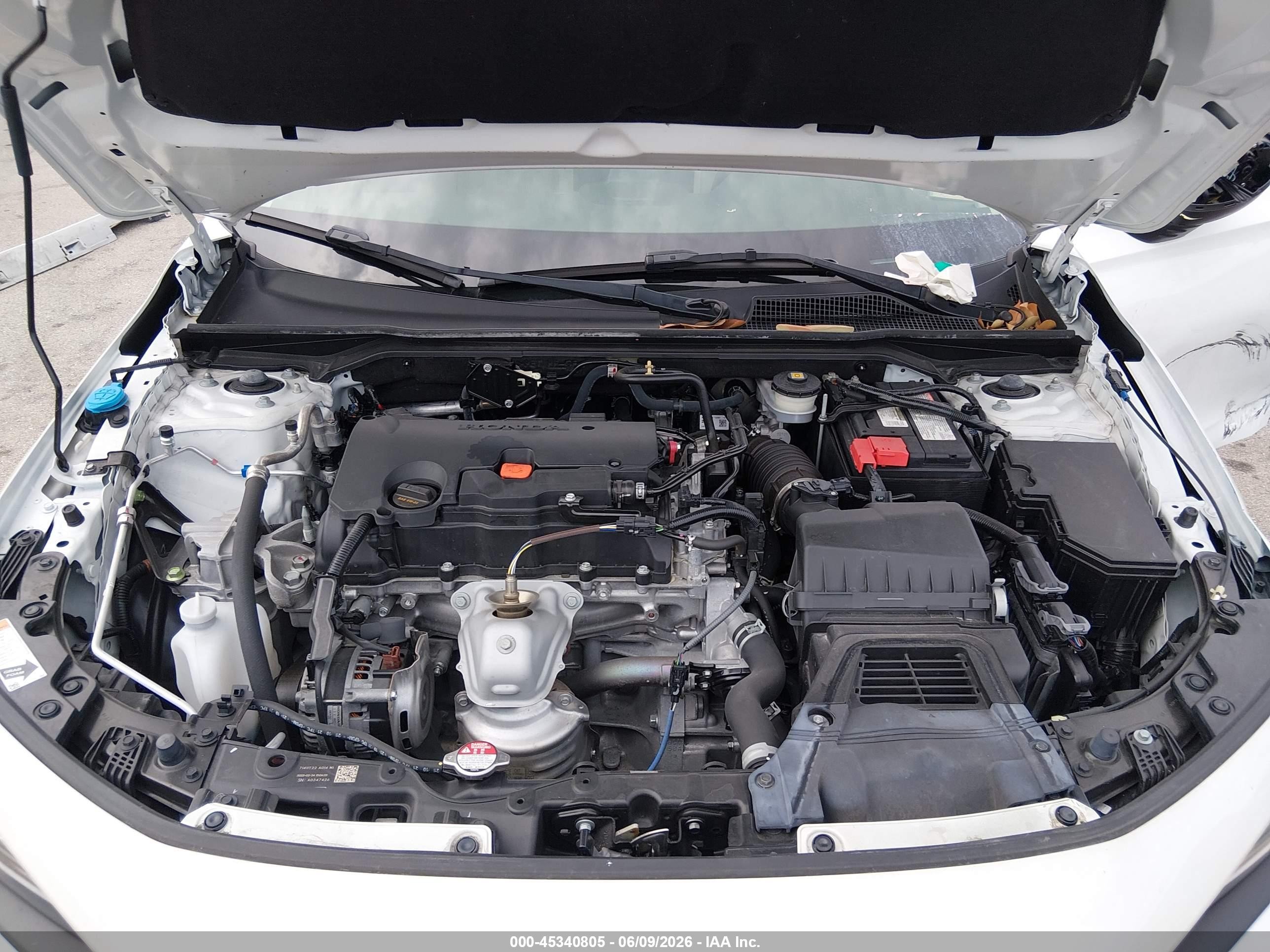 2023 Honda Civic Lx Белый vin: 2HGFE2F23PH533144