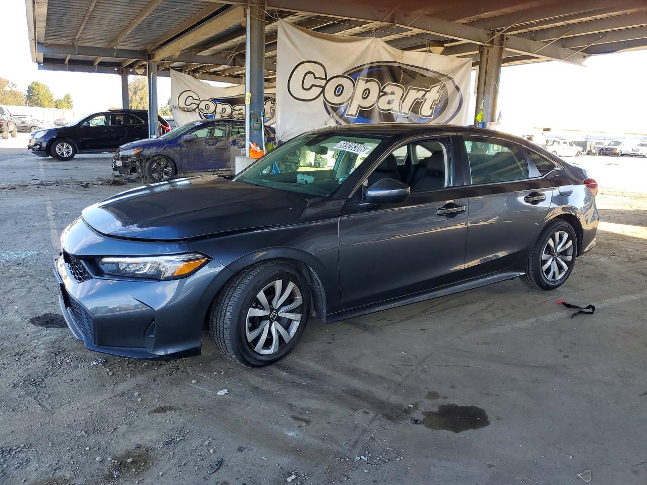 2025 Honda Civic Lx Gray vin: 2HGFE2F23SH597564