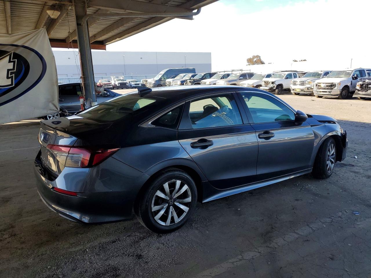 2025 Honda Civic Lx Gray vin: 2HGFE2F23SH597564