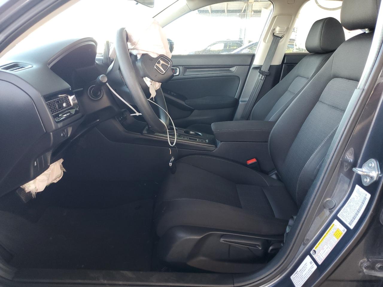 2025 Honda Civic Lx Gray vin: 2HGFE2F23SH597564 Damage: Airbag - Front Left, Deployed, Replacement Required