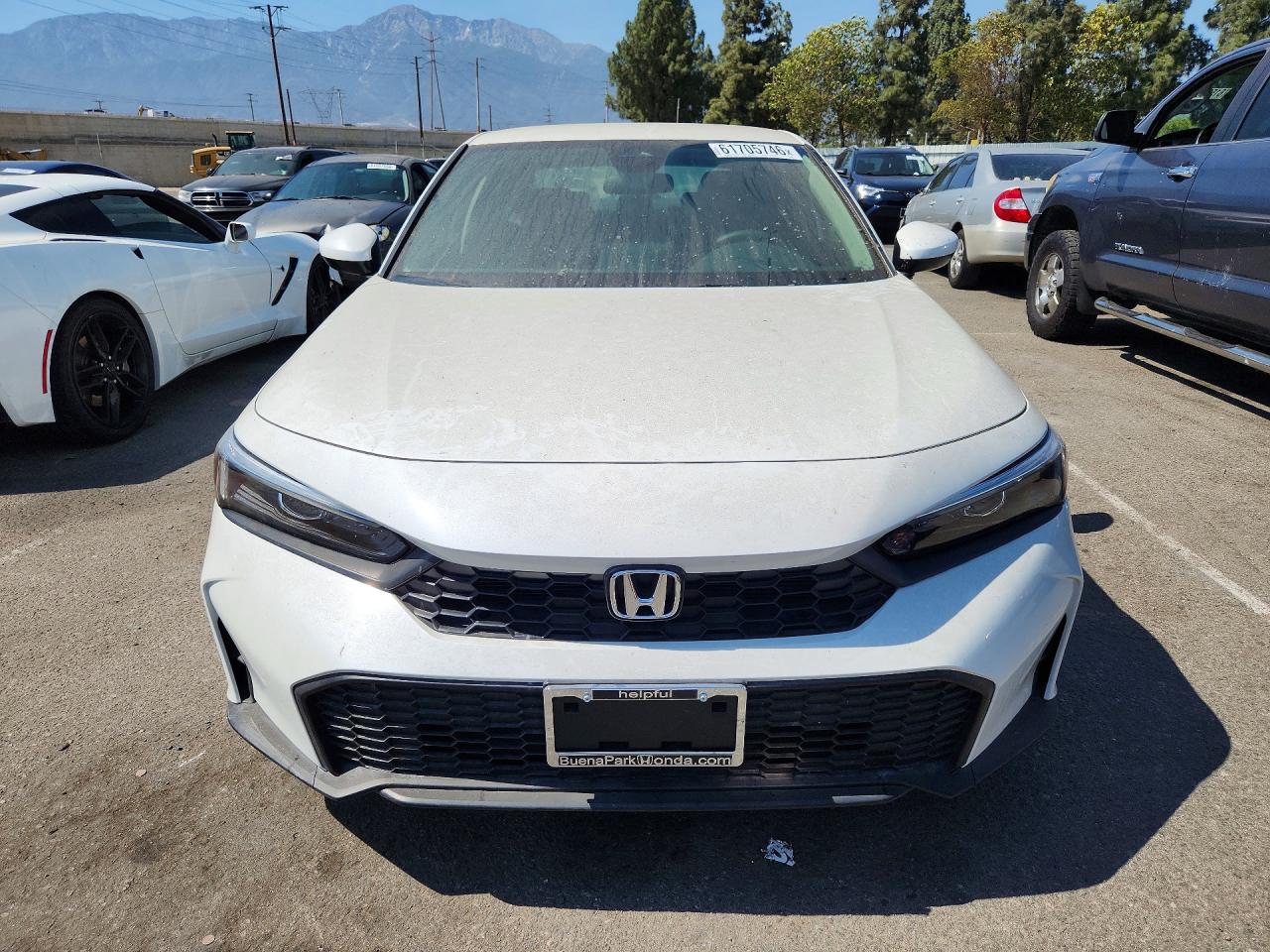 2026 Honda Civic Lx White vin: 2HGFE2F23TH546907