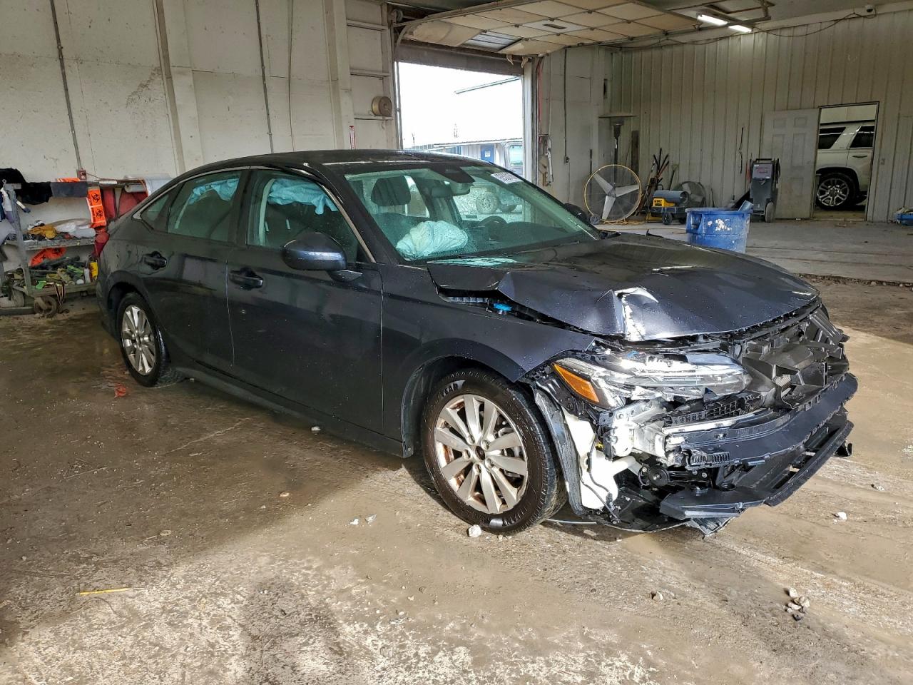 2022 Honda Civic Lx Gray vin: 2HGFE2F24NH530833