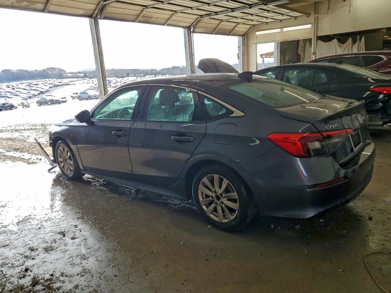 2022 Honda Civic Lx Gray vin: 2HGFE2F24NH530833