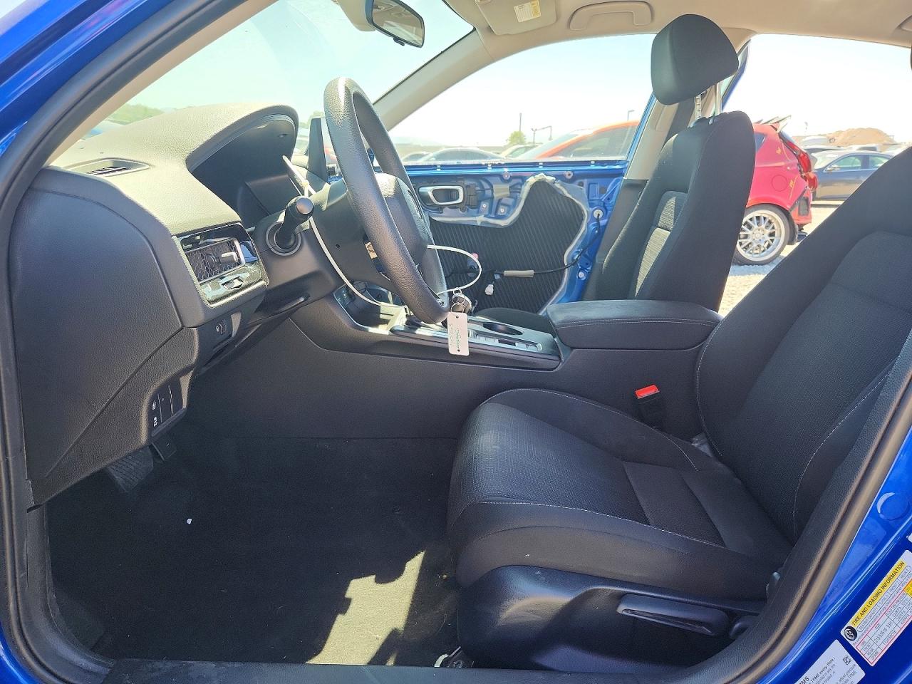 2023 Honda Civic Lx Blue vin: 2HGFE2F24PH568274