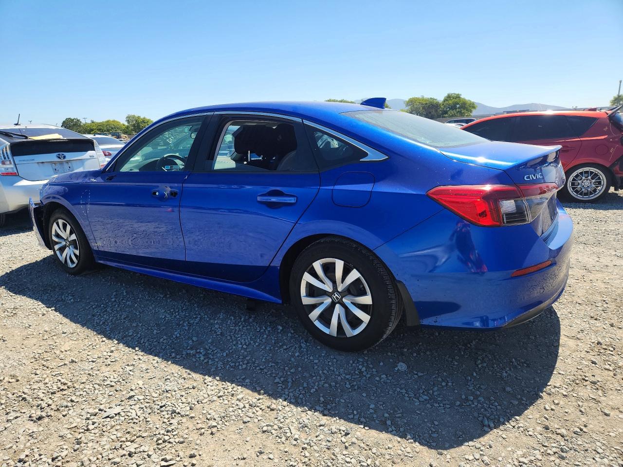 2023 Honda Civic Lx Blue vin: 2HGFE2F24PH568274