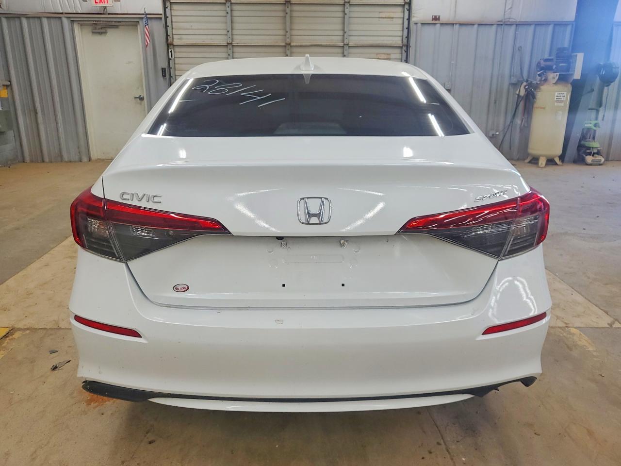 2024 Honda Civic Lx White vin: 2HGFE2F25RH513495