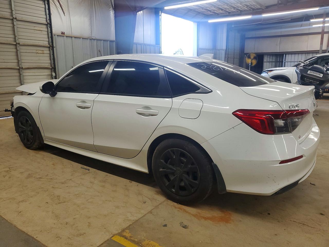 2024 Honda Civic Lx White vin: 2HGFE2F25RH513495