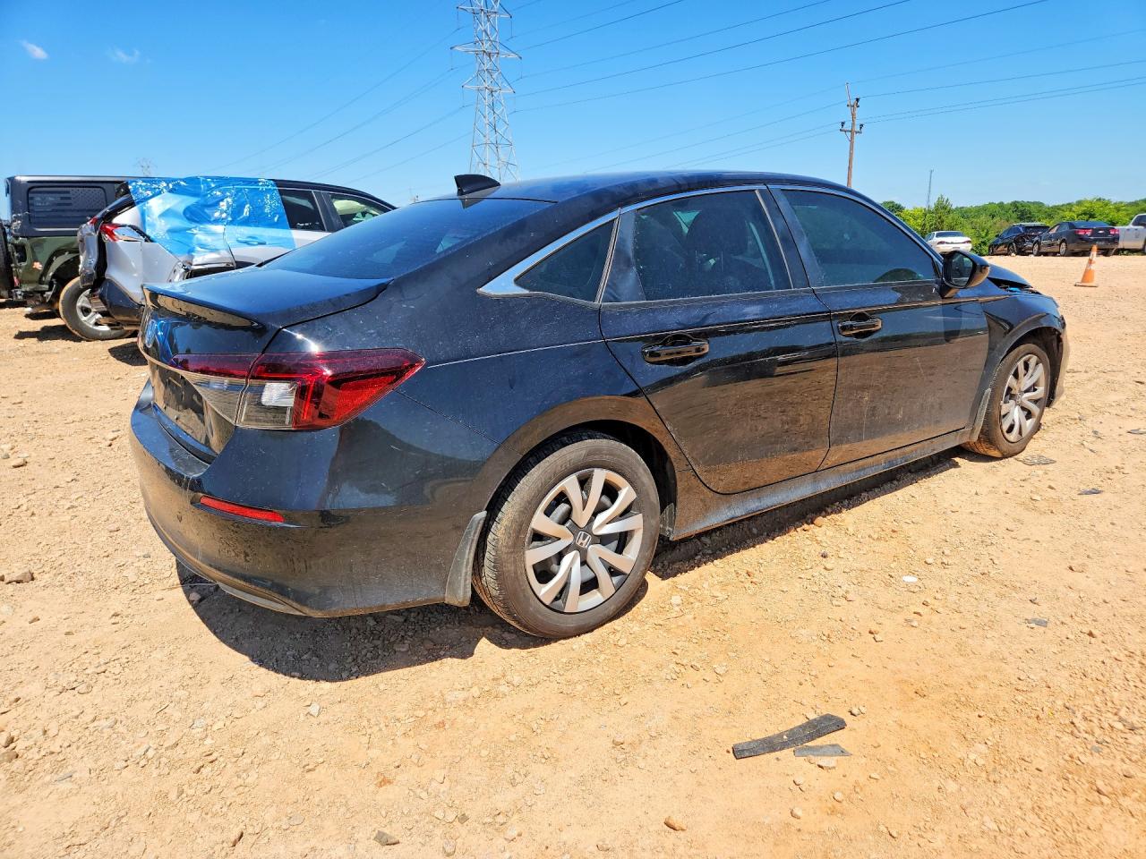 2026 Honda Civic Lx Black vin: 2HGFE2F25TH553776