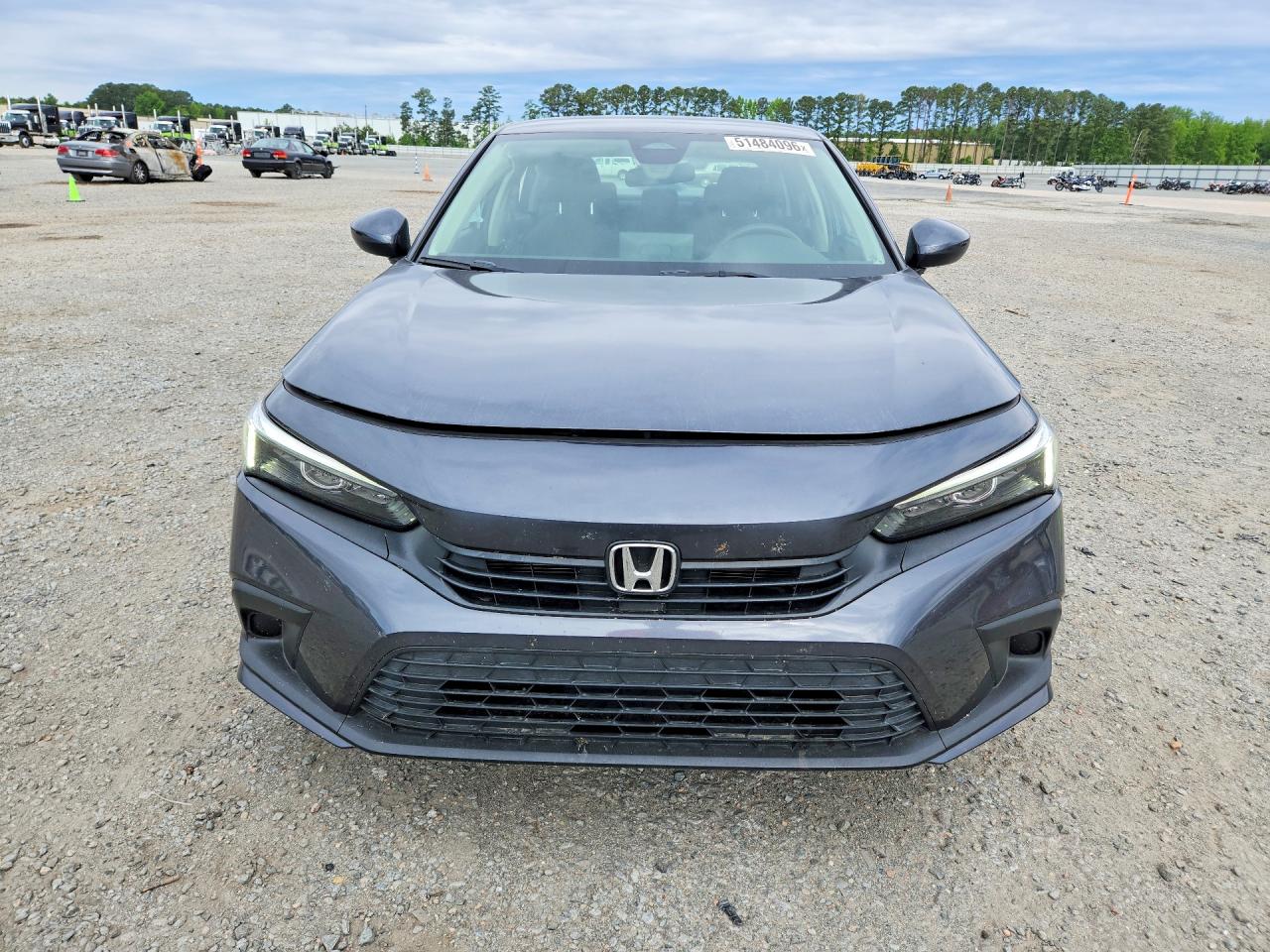 2022 Honda Civic Lx Gray vin: 2HGFE2F26NH522927