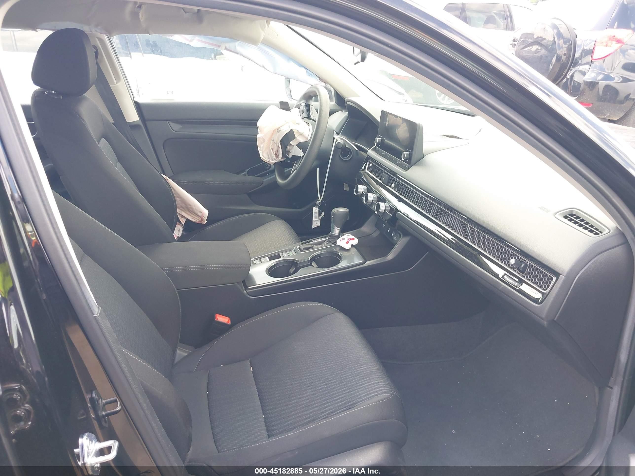 2025 Honda Civic Lx Black vin: 2HGFE2F26SH596814