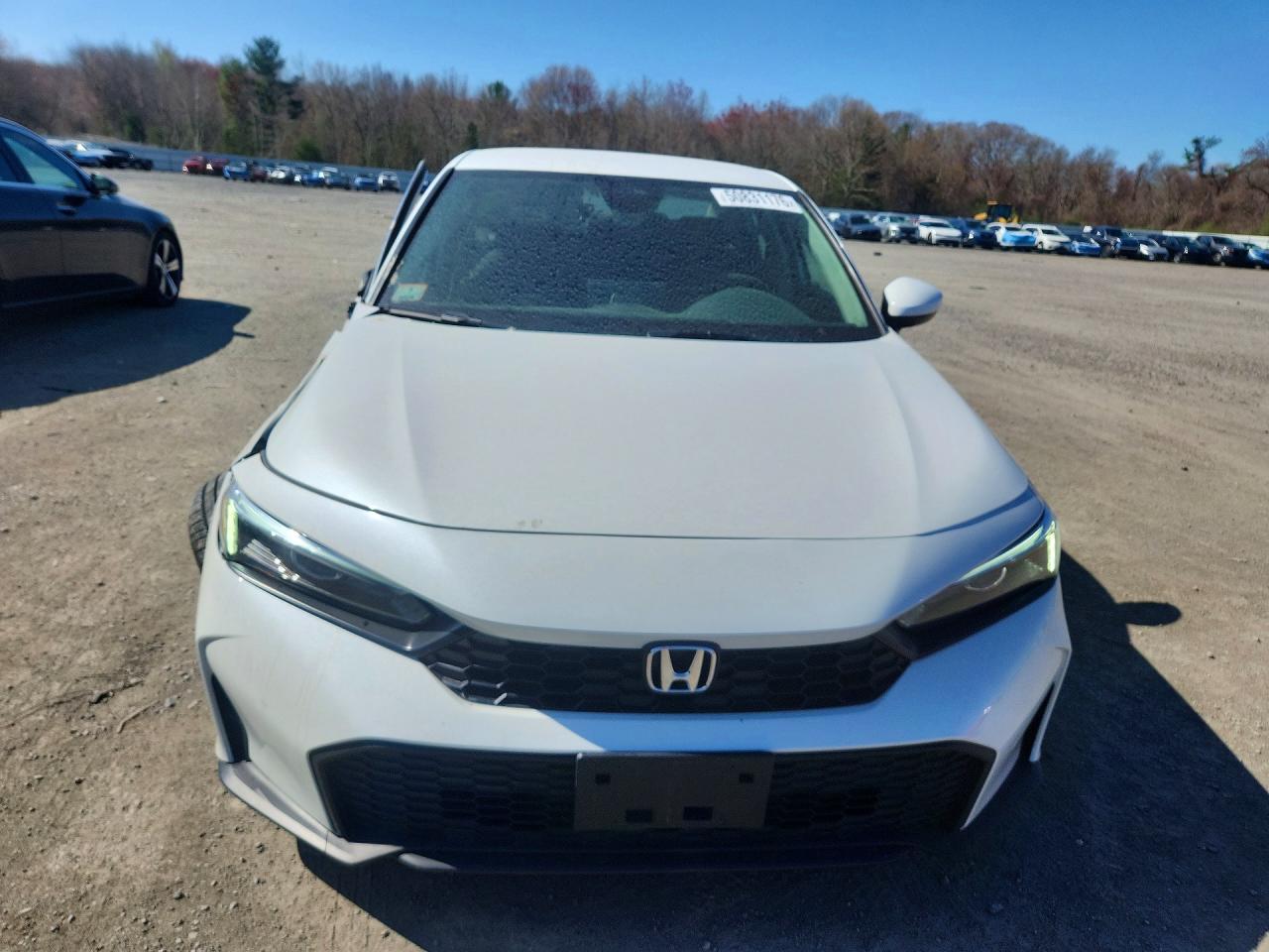 2026 Honda Civic Lx White vin: 2HGFE2F26TH552023