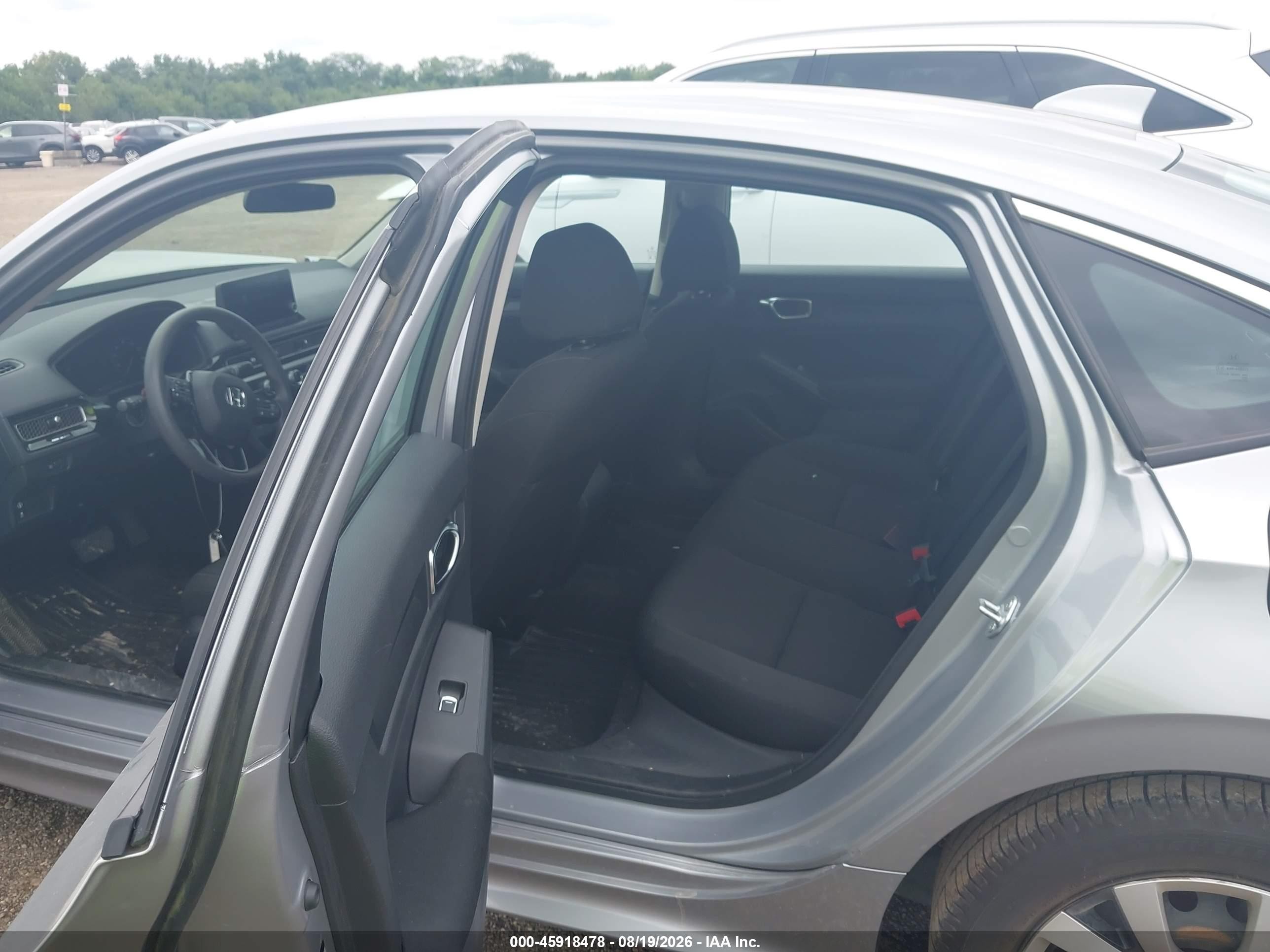2022 Honda Civic Lx Silver vin: 2HGFE2F27NH523228