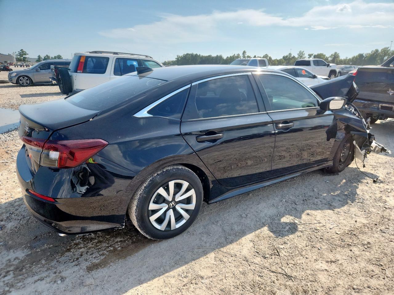 2026 Honda Civic Lx Black vin: 2HGFE2F27TH502215