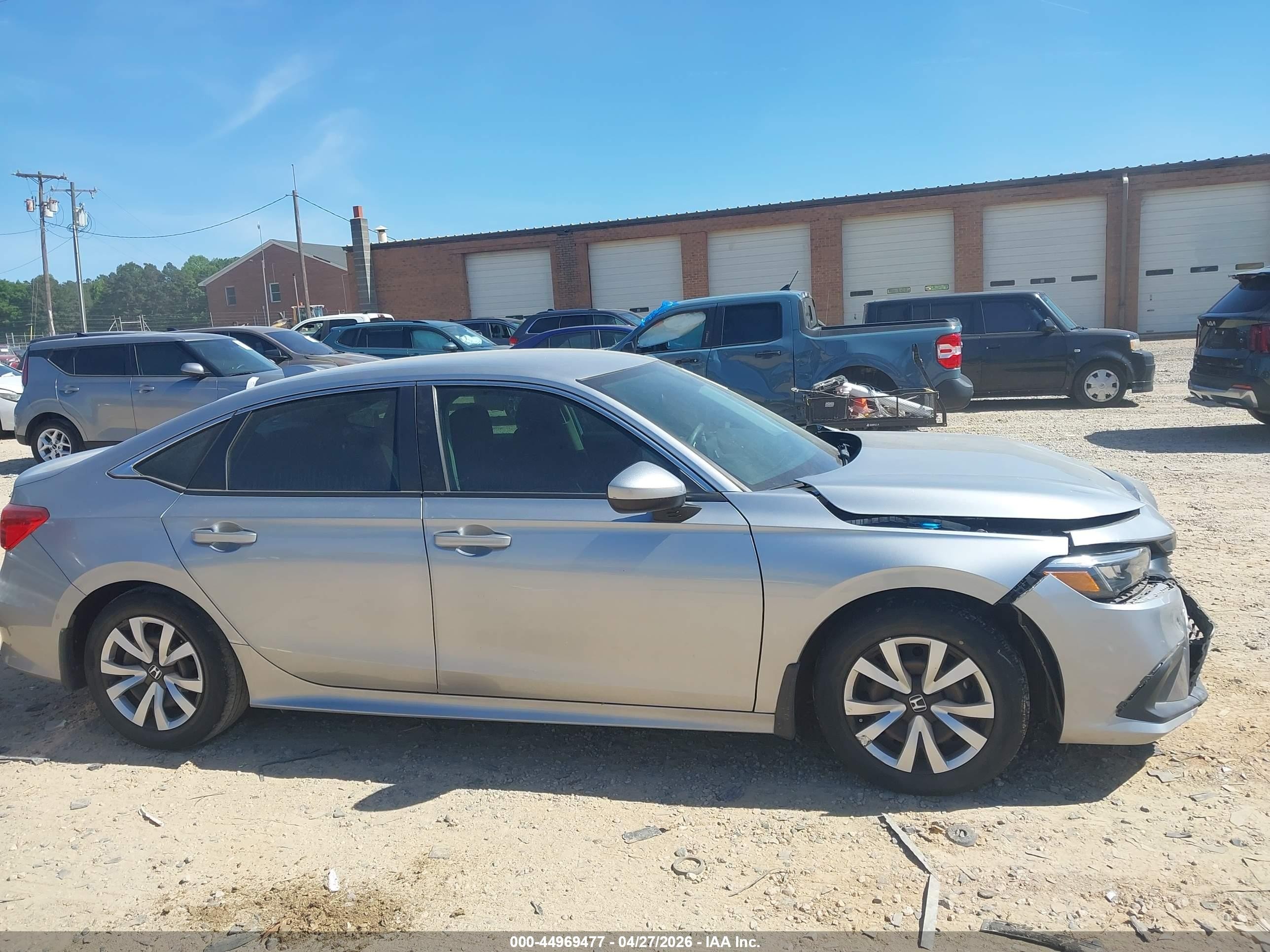 2022 Honda Civic Lx Silver vin: 2HGFE2F28NH505773