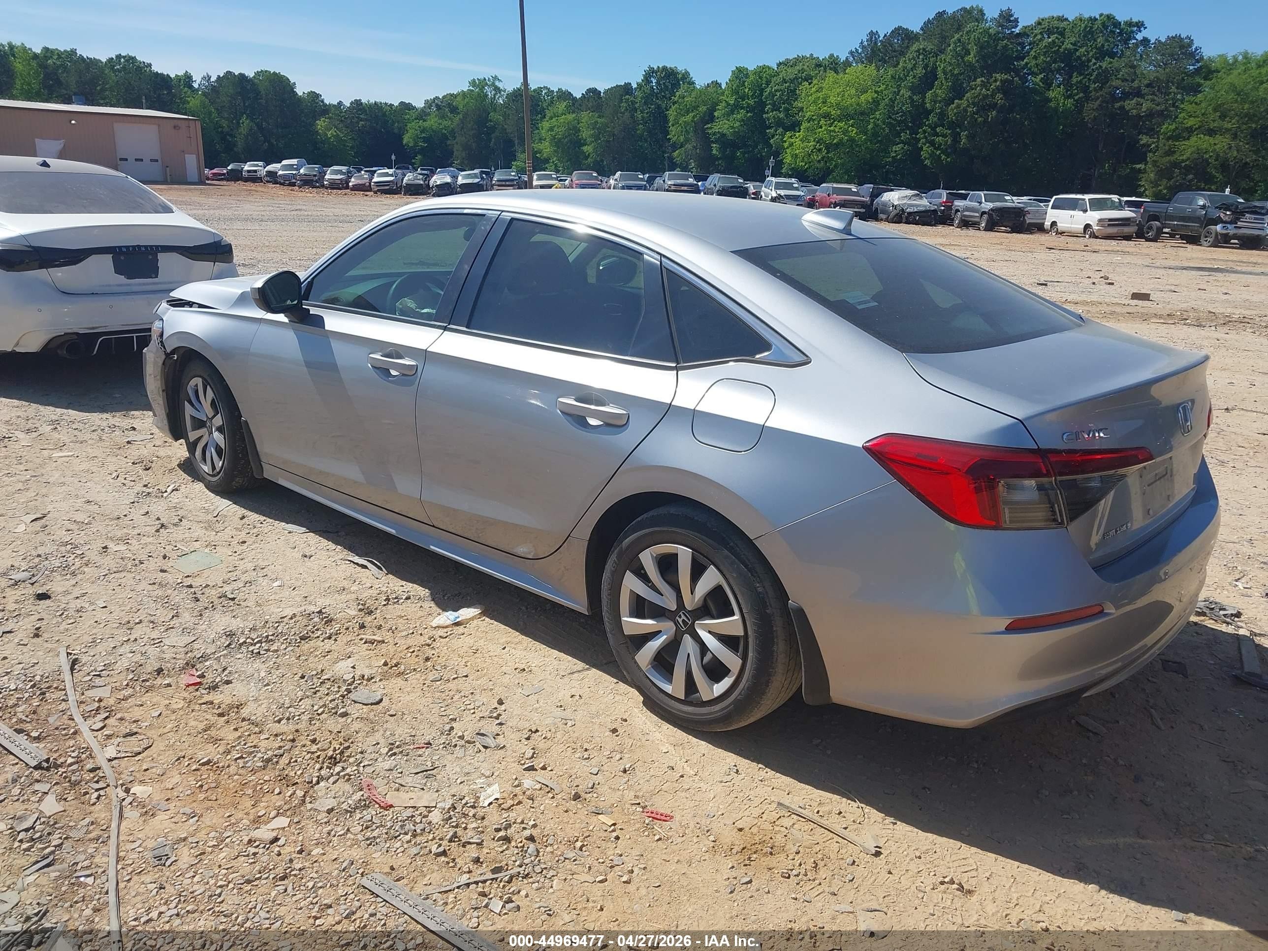 2022 Honda Civic Lx Silver vin: 2HGFE2F28NH505773