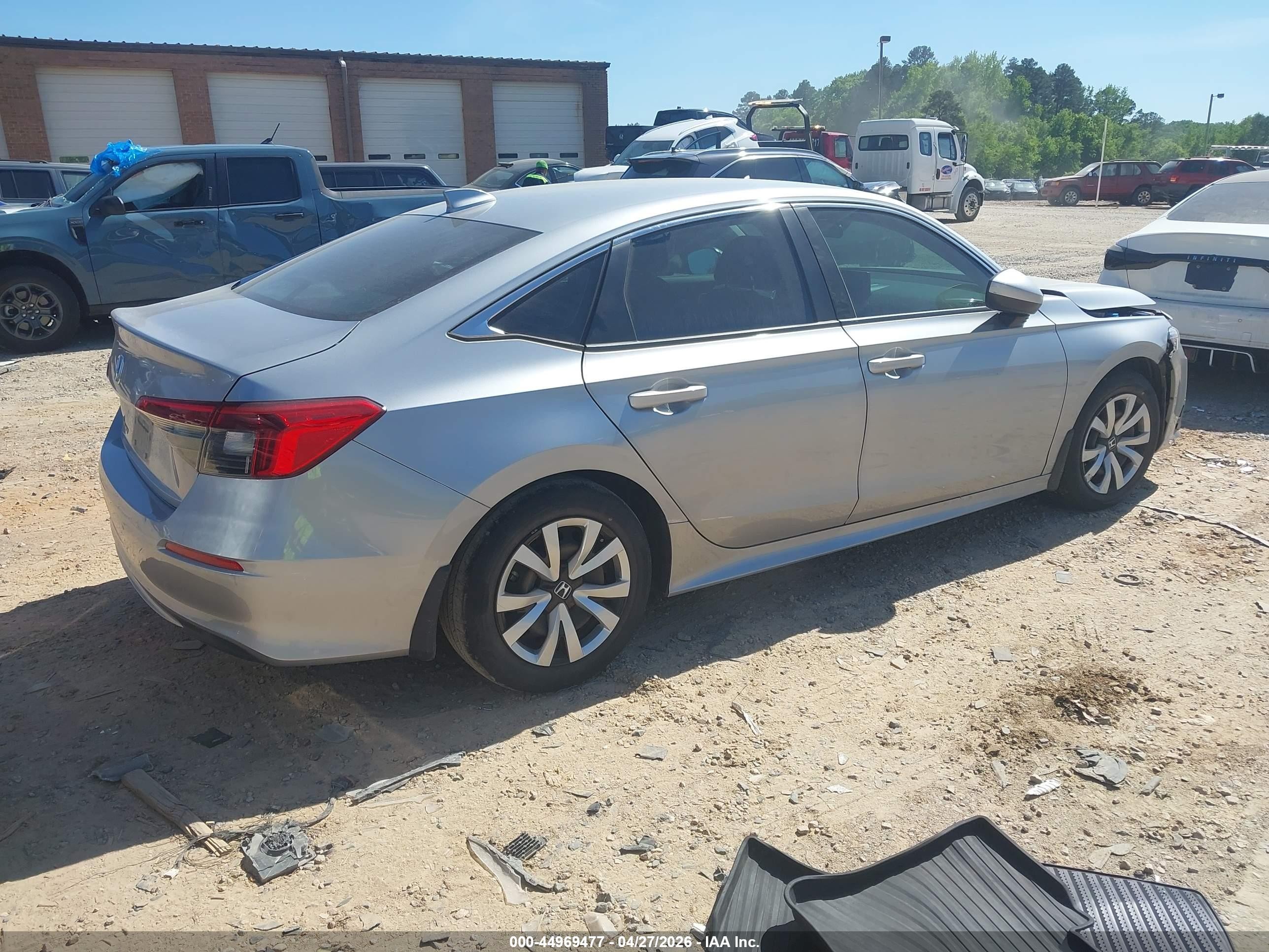 2022 Honda Civic Lx Silver vin: 2HGFE2F28NH505773