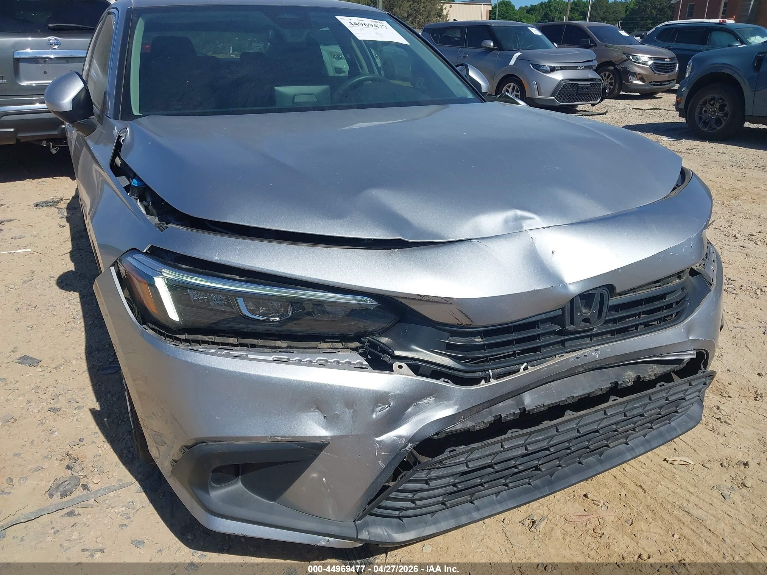 2022 Honda Civic Lx Silver vin: 2HGFE2F28NH505773