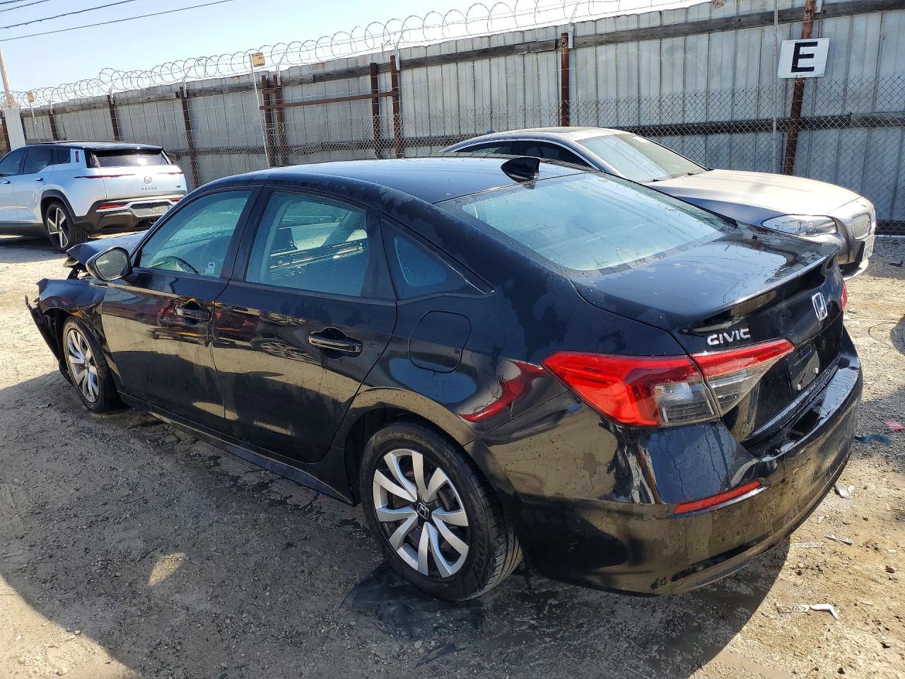 2022 Honda Civic Lx Black vin: 2HGFE2F28NH506471