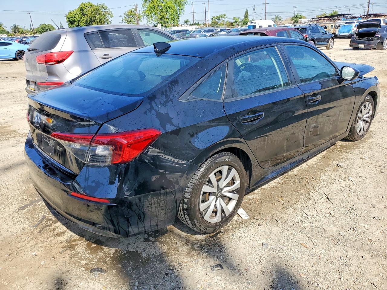 2022 Honda Civic Lx Black vin: 2HGFE2F28NH506471