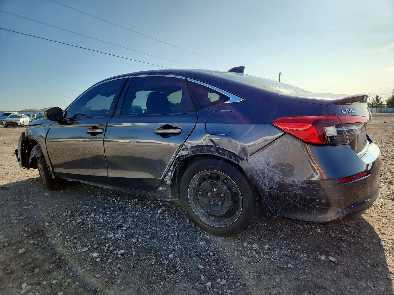 2022 Honda Civic Lx Gray vin: 2HGFE2F28NH517809