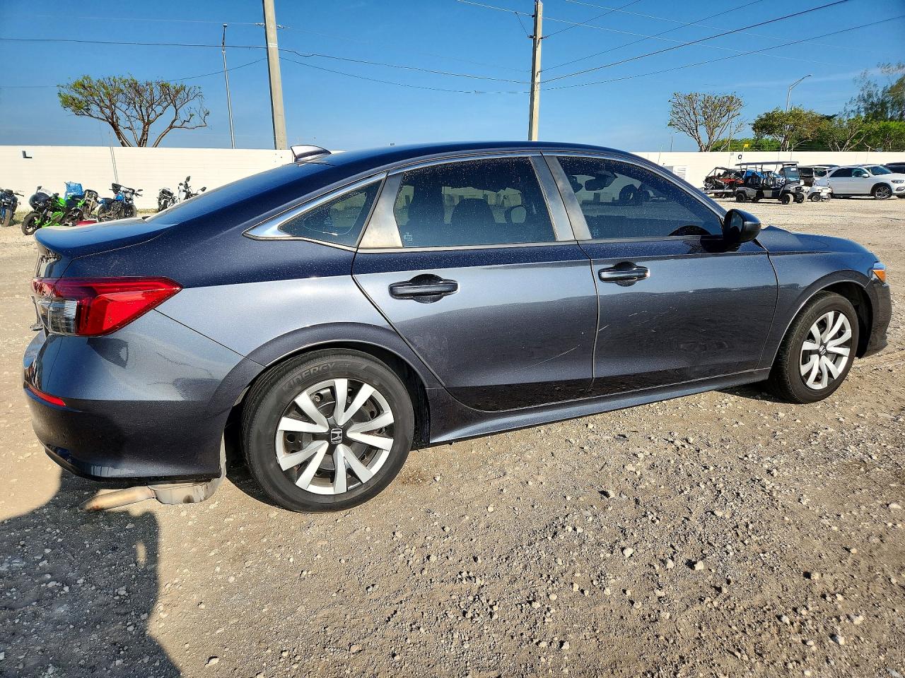 2022 Honda Civic Lx Gray vin: 2HGFE2F28NH517809