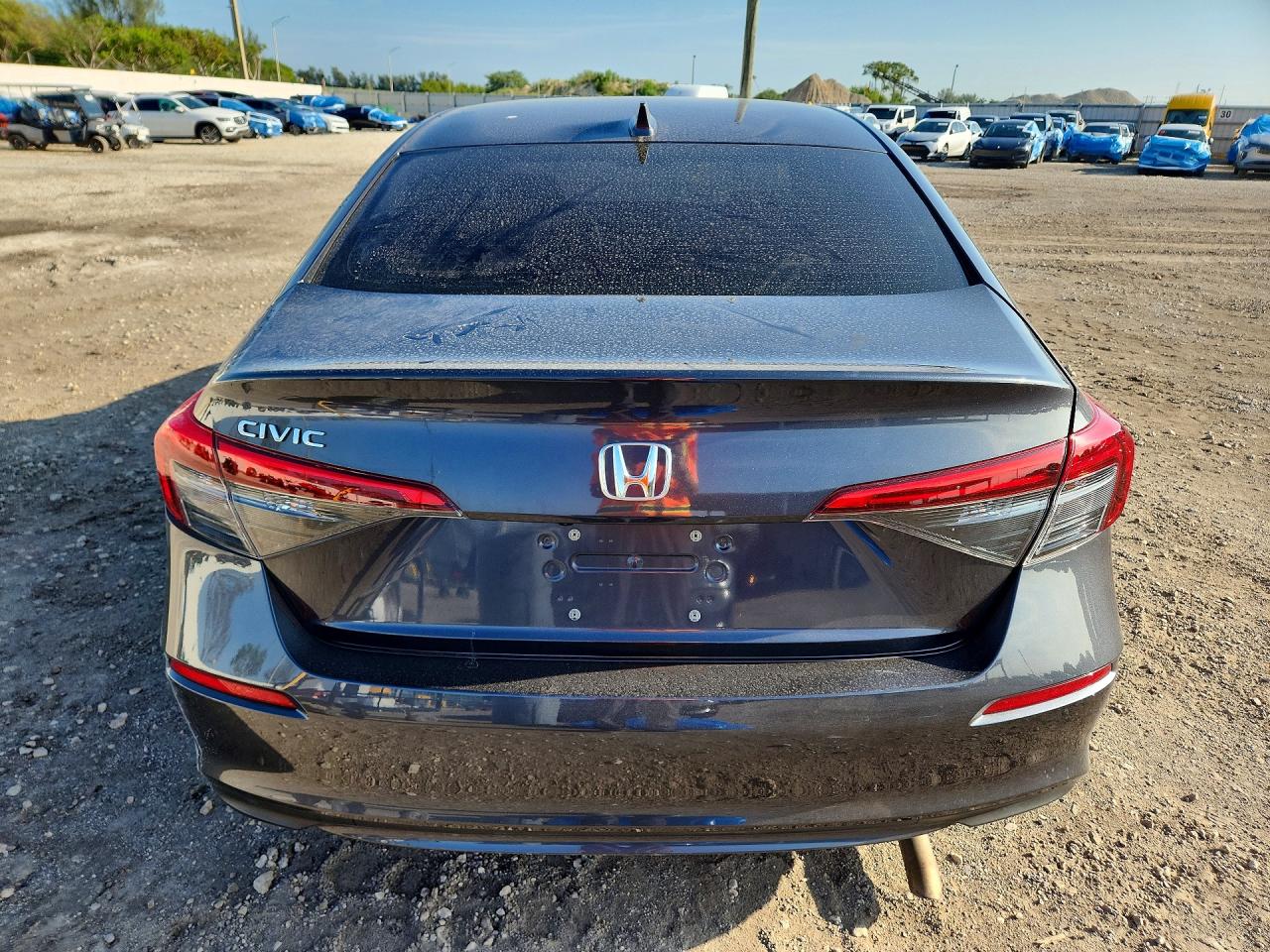 2022 Honda Civic Lx Gray vin: 2HGFE2F28NH517809