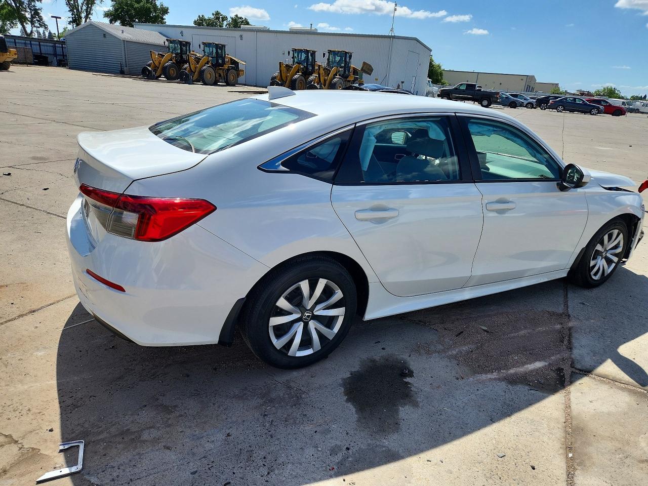 2024 Honda Civic Lx White vin: 2HGFE2F29RH583758