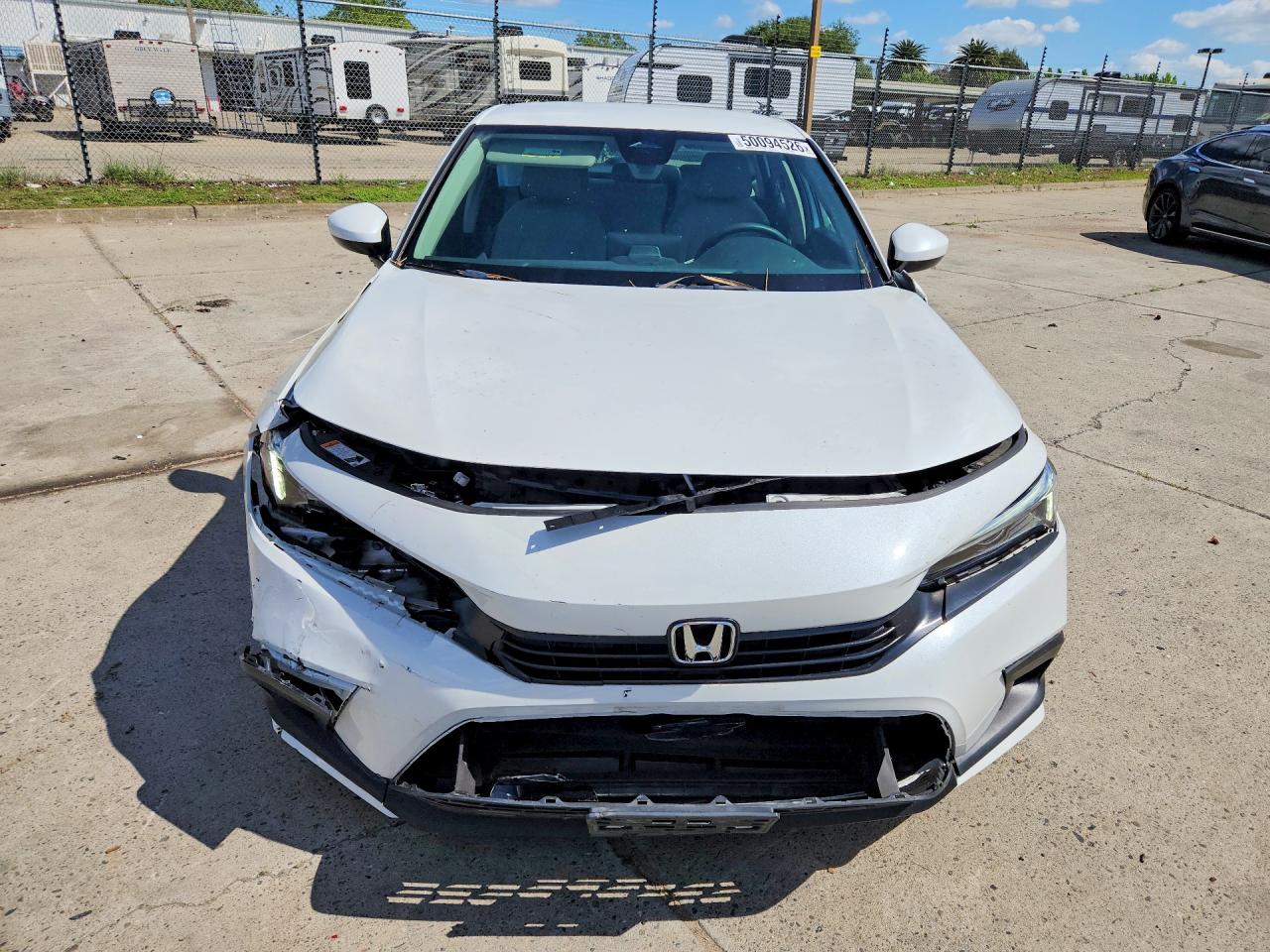 2024 Honda Civic Lx White vin: 2HGFE2F29RH583758