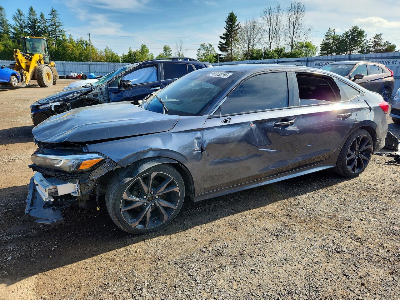 2022 Honda Civic Lx Gray vin: 2HGFE2F2XNH102748