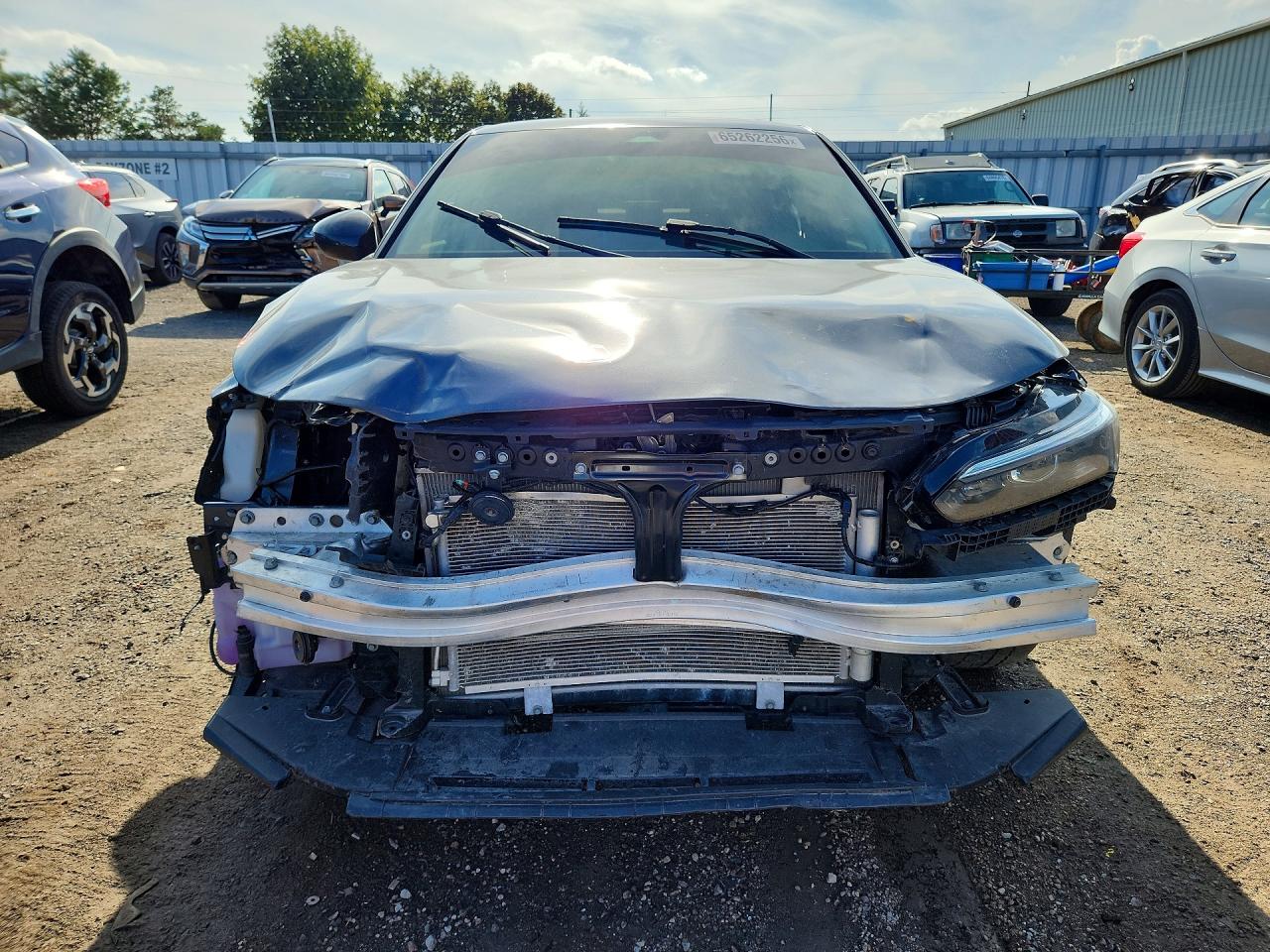 2022 Honda Civic Lx Gray vin: 2HGFE2F2XNH102748
