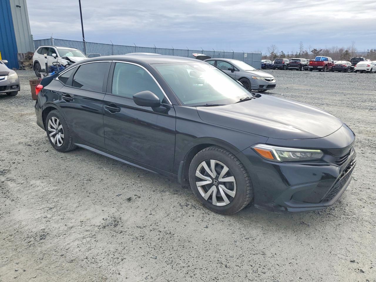 2022 Honda Civic Lx Black vin: 2HGFE2F2XNH111188