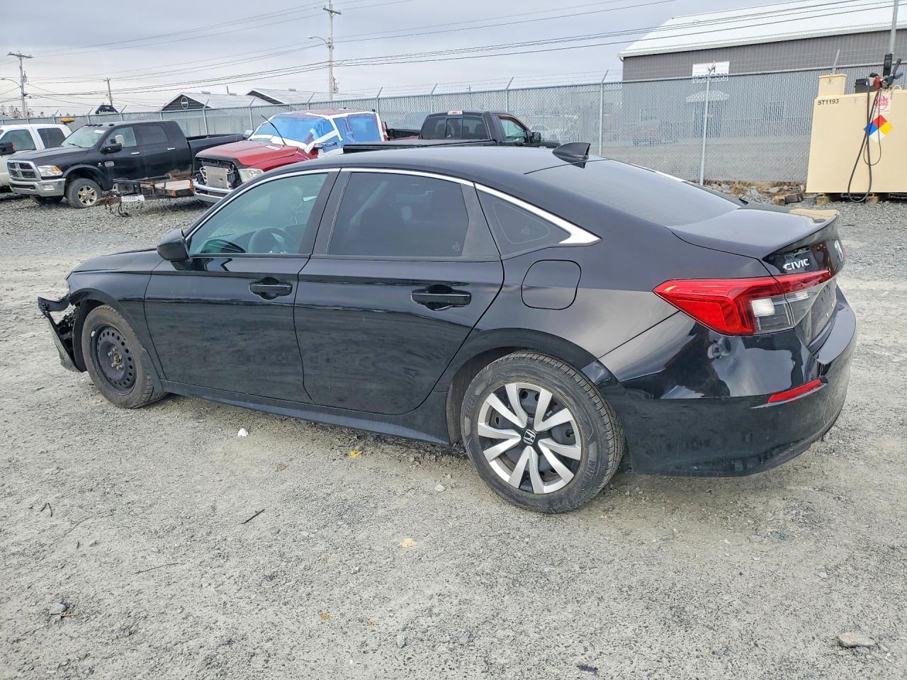 2022 Honda Civic Lx Black vin: 2HGFE2F2XNH111188