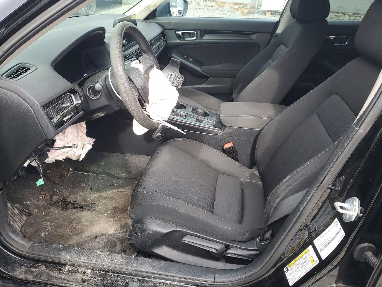 2022 Honda Civic Lx Black vin: 2HGFE2F2XNH111188