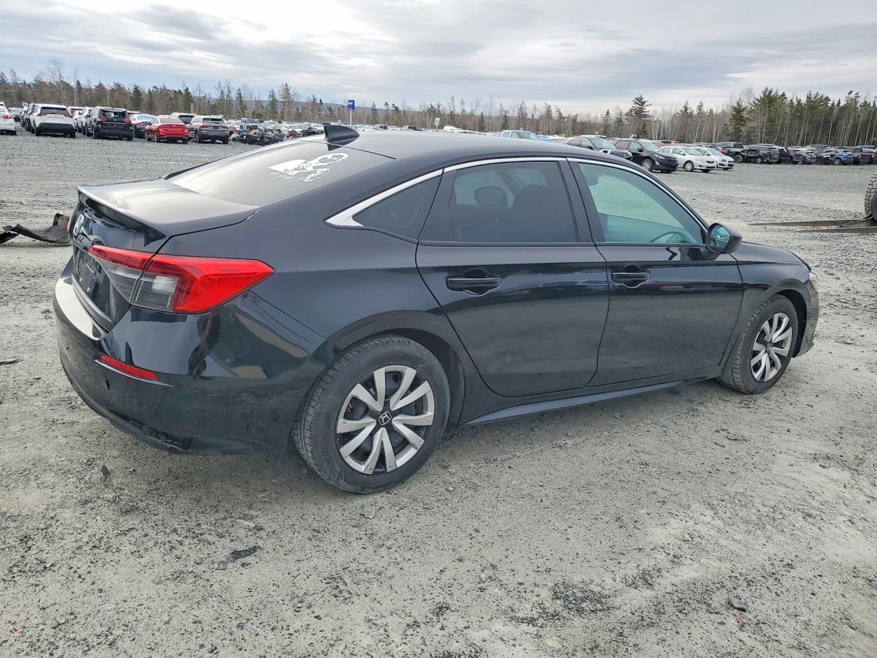 2022 Honda Civic Lx Black vin: 2HGFE2F2XNH111188