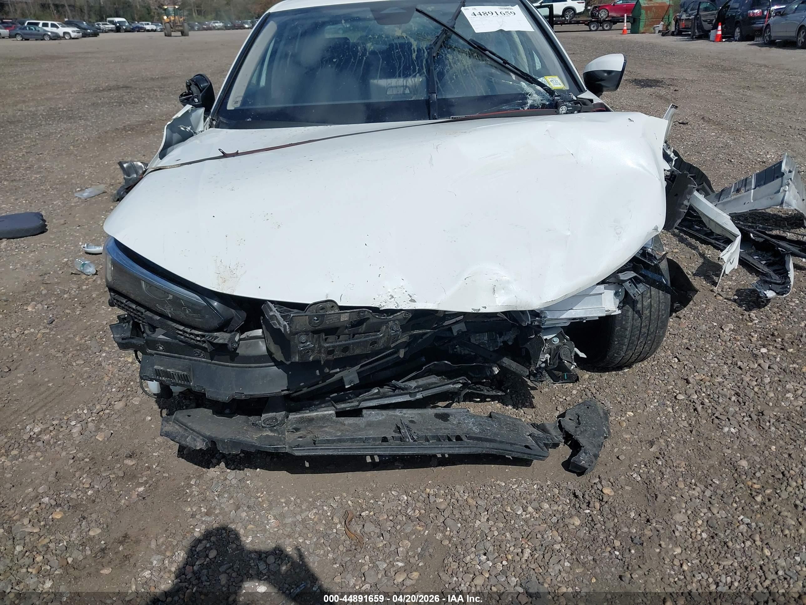 2025 Honda Civic Lx Белый vin: 2HGFE2F2XSH551889