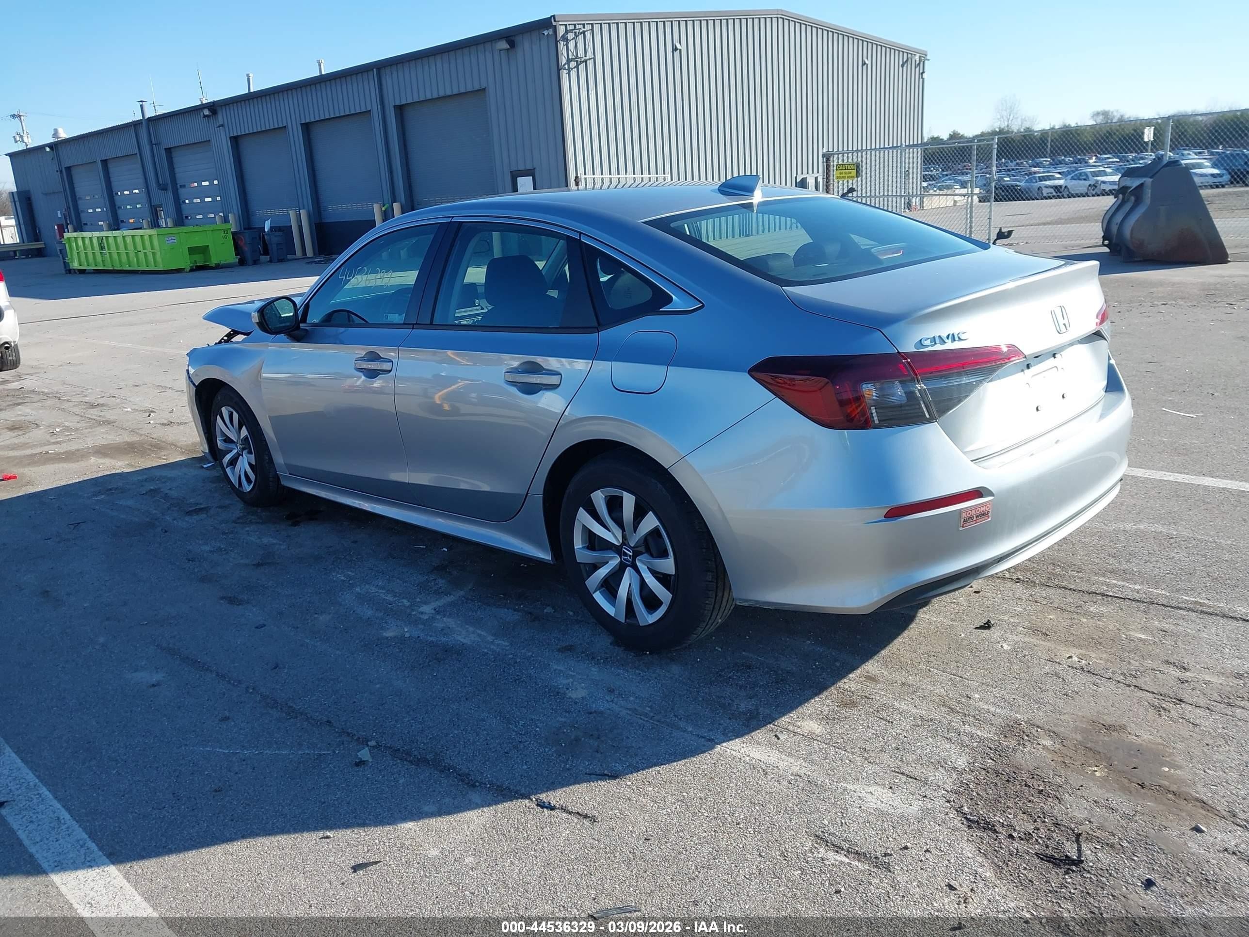 2026 Honda Civic Lx Gray vin: 2HGFE2F2XTH519767