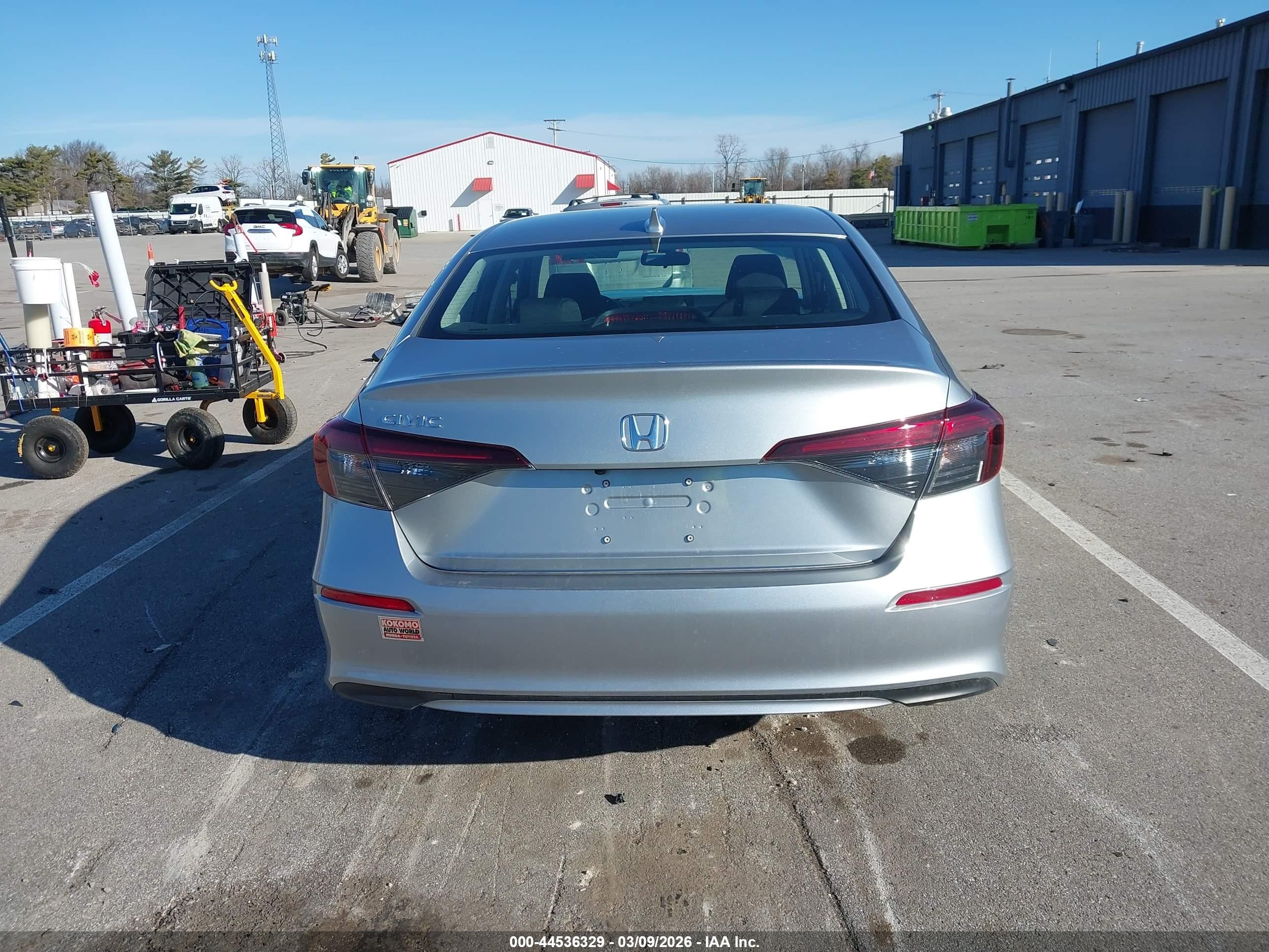 2026 Honda Civic Lx Gray vin: 2HGFE2F2XTH519767